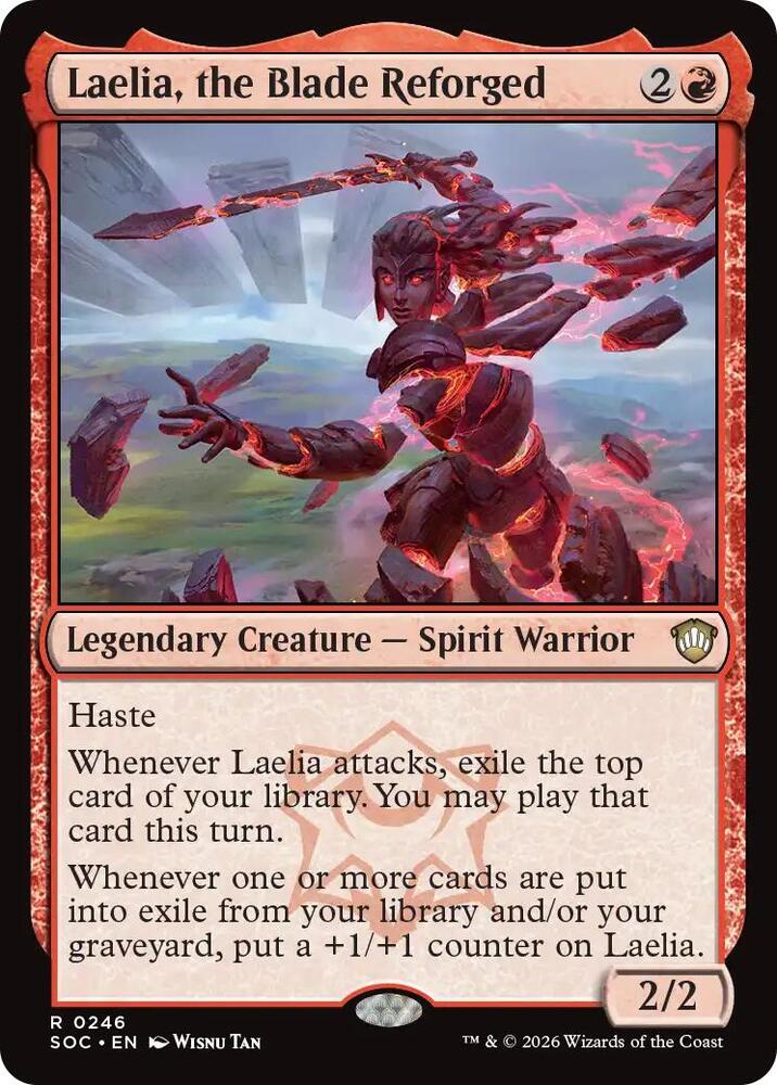 Laelia, the Blade Reforged (246) [Secrets of Strixhaven Commander]