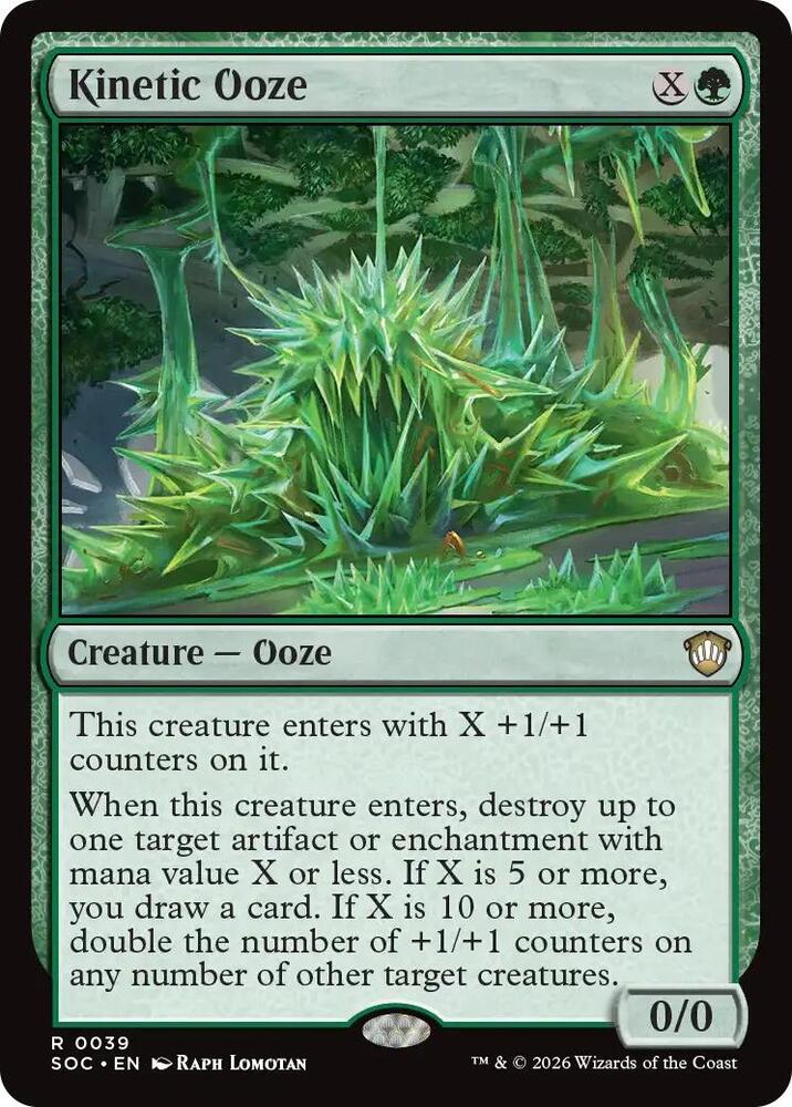 Kinetic Ooze (39) [Secrets of Strixhaven Commander]