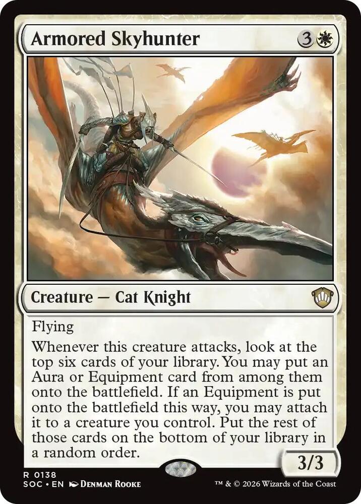 Armored Skyhunter (138) [Secrets of Strixhaven Commander]