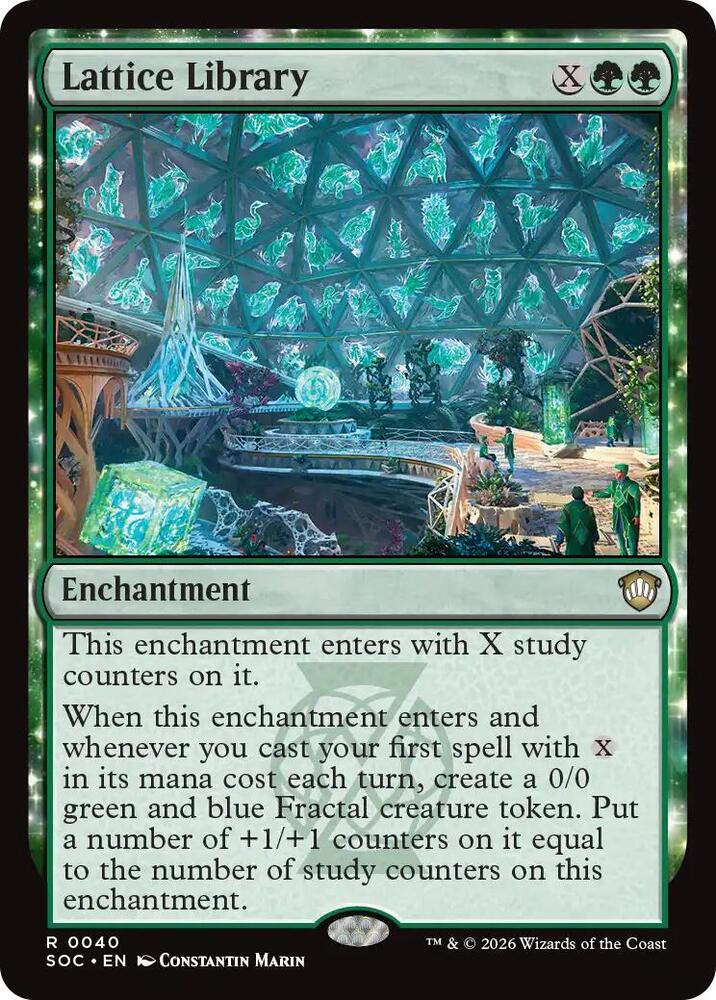 Lattice Library (40) [Secrets of Strixhaven Commander]