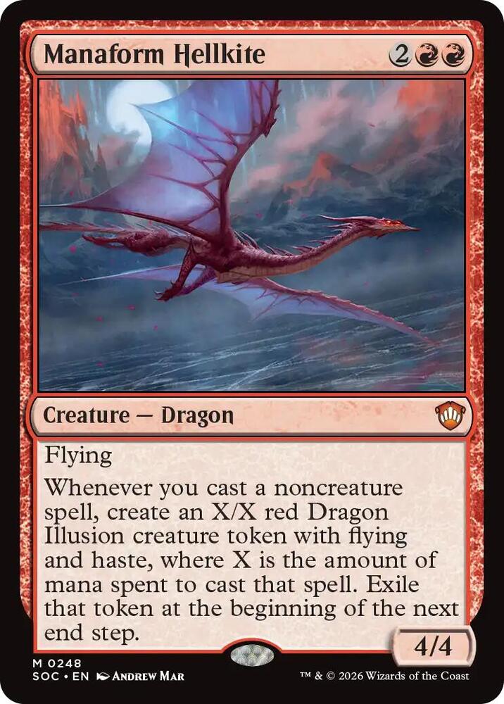 Manaform Hellkite (248) [Secrets of Strixhaven Commander]