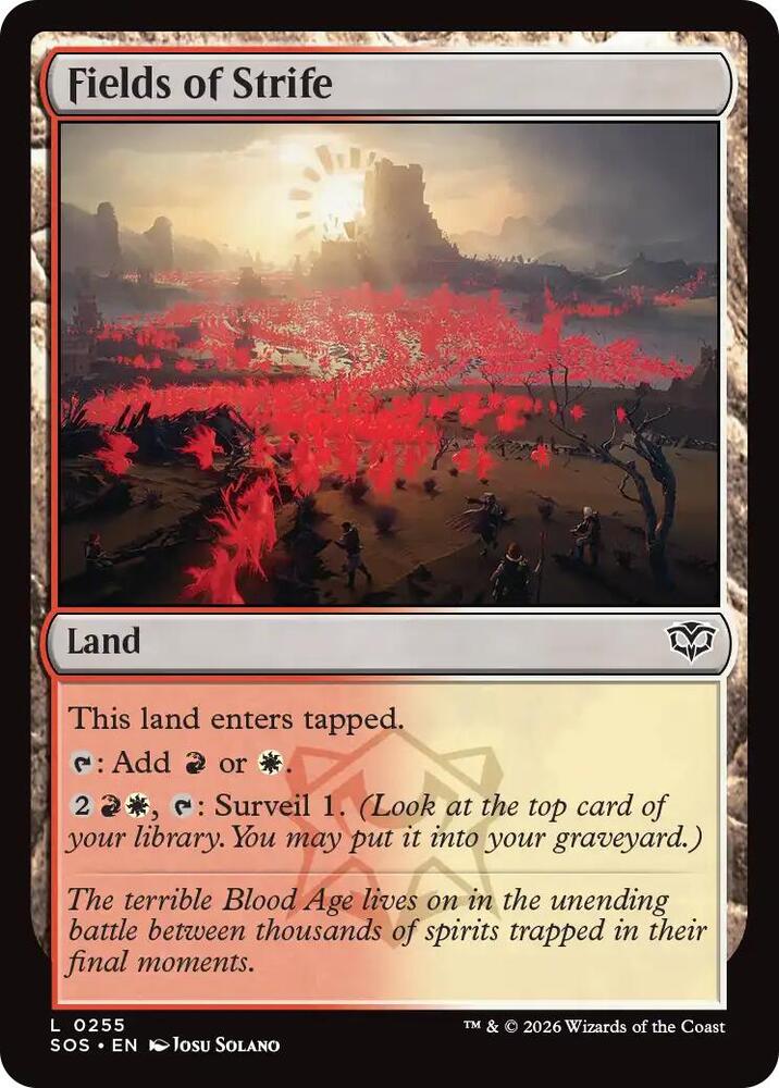 Fields of Strife (255) [Secrets of Strixhaven]