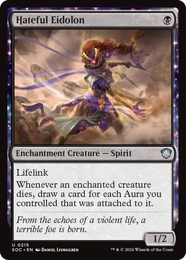 Hateful Eidolon (215) [Secrets of Strixhaven Commander]