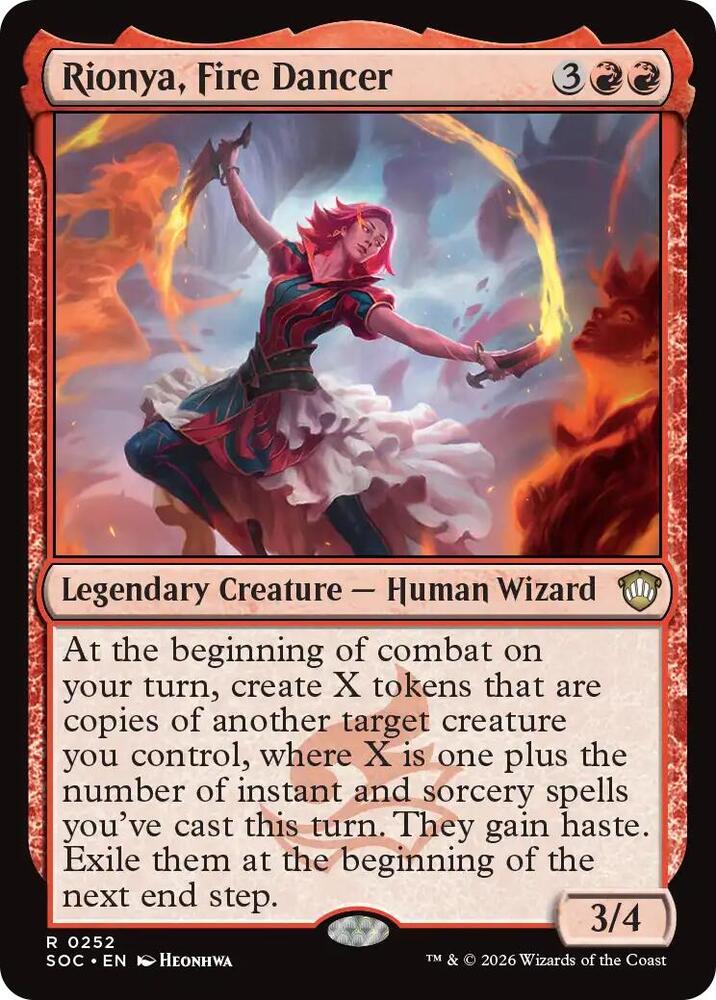 Rionya, Fire Dancer (252) [Secrets of Strixhaven Commander]
