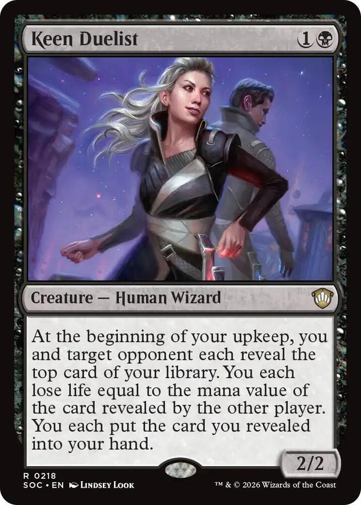 Keen Duelist (218) [Secrets of Strixhaven Commander]