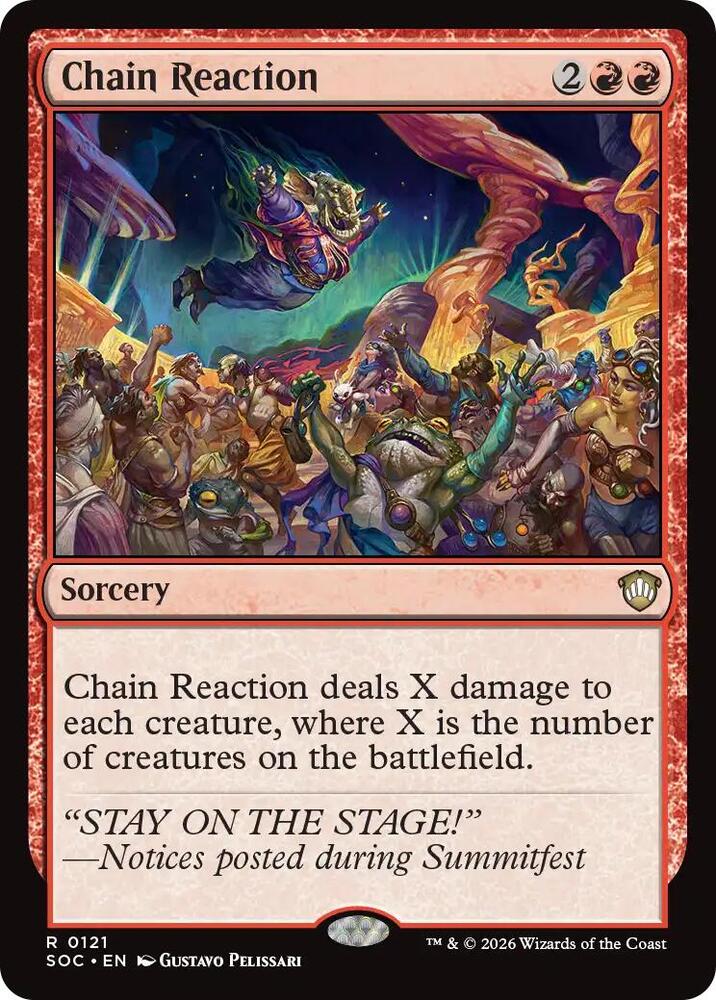 Chain Reaction (121) [Secrets of Strixhaven Commander]