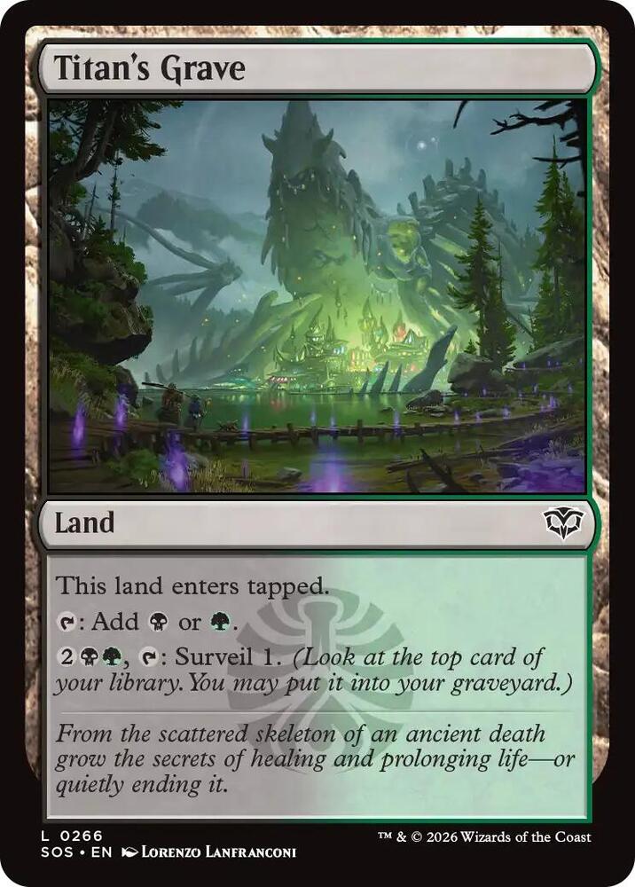 Titan's Grave (266) [Secrets of Strixhaven]