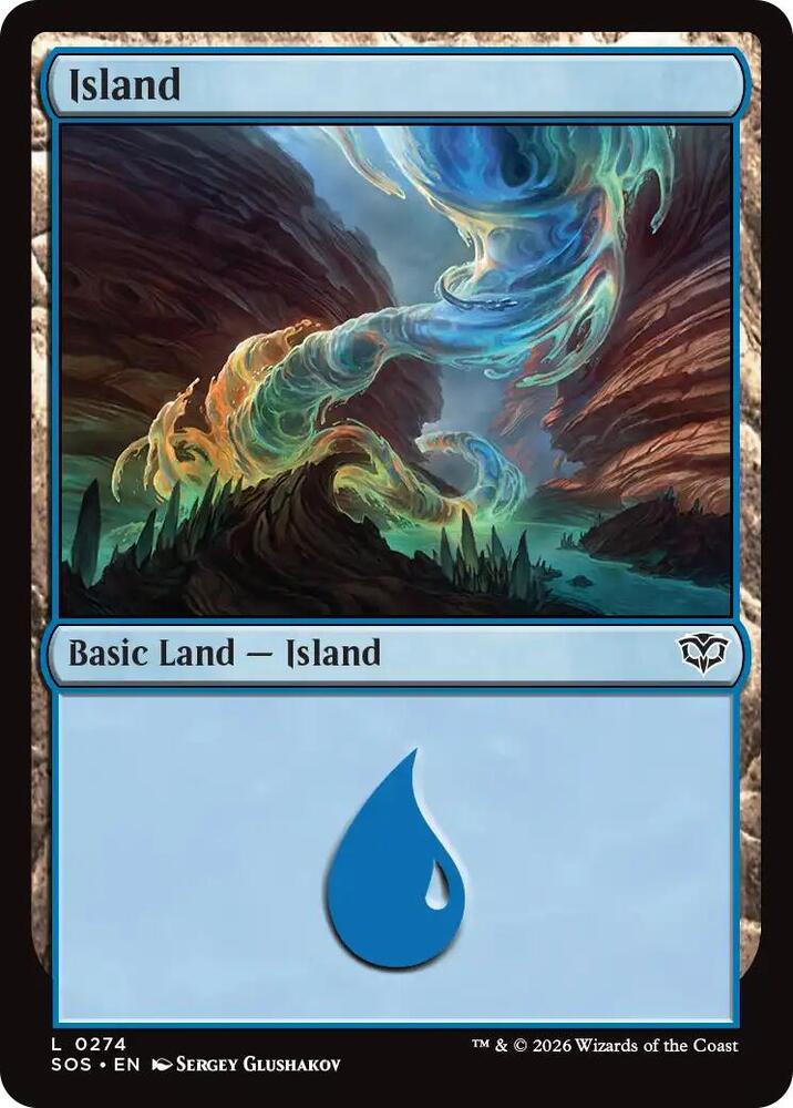Island (0274) [Secrets of Strixhaven]