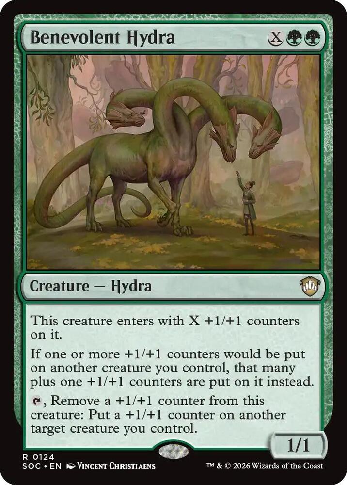 Benevolent Hydra (124) [Secrets of Strixhaven Commander]