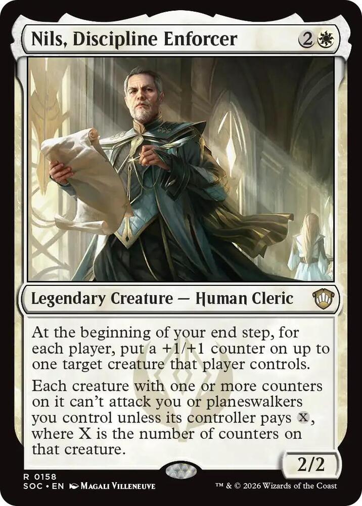 Nils, Discipline Enforcer (158) [Secrets of Strixhaven Commander]