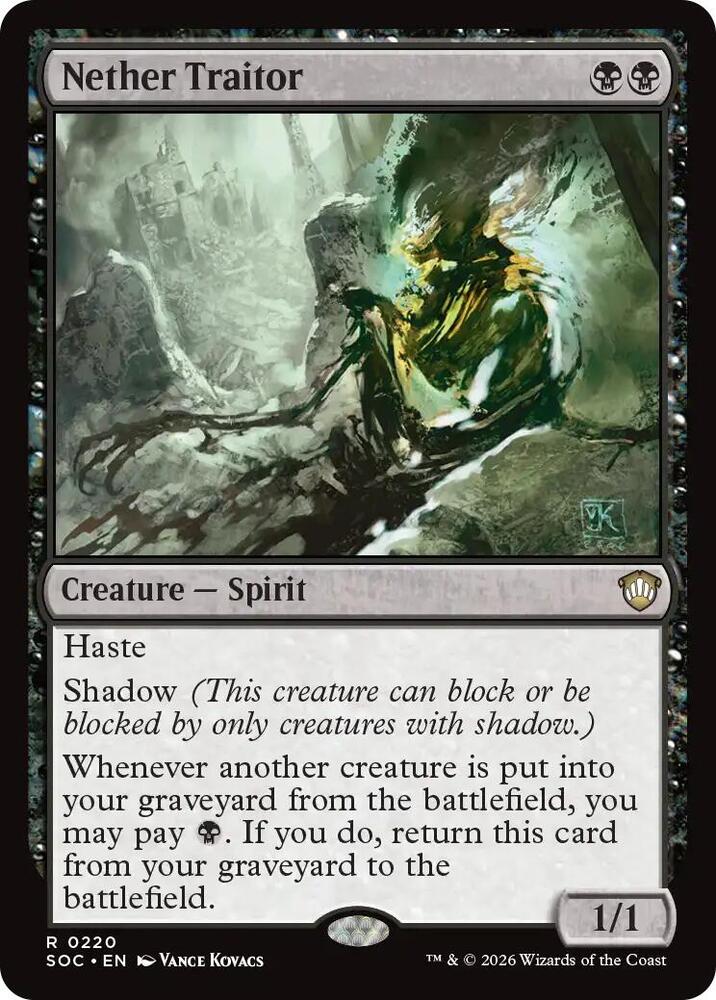 Nether Traitor (220) [Secrets of Strixhaven Commander]
