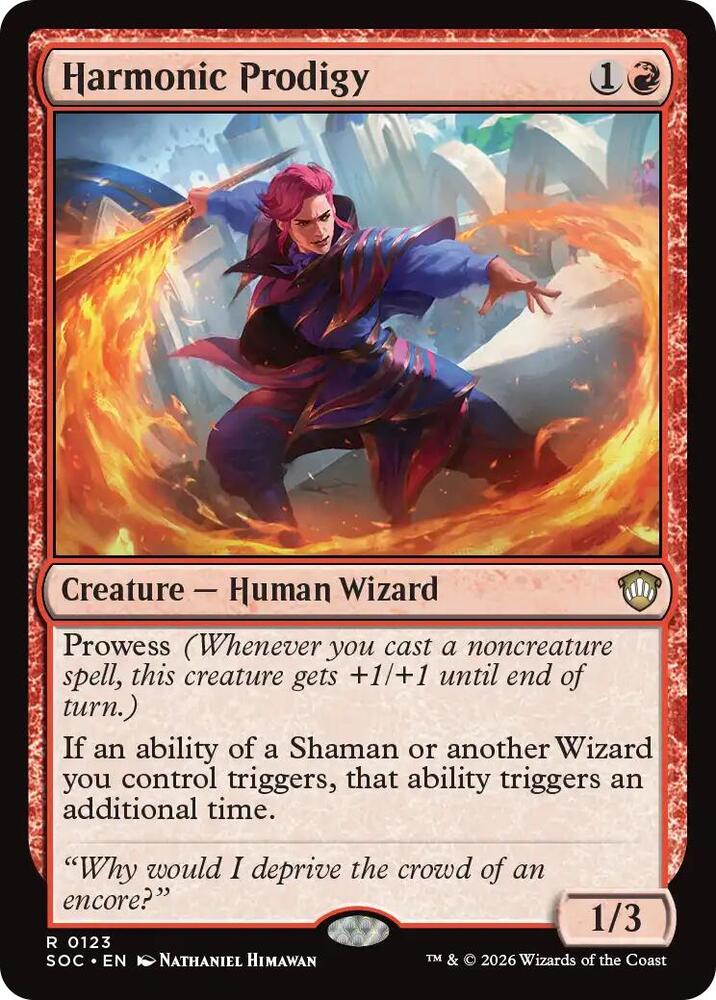 Harmonic Prodigy (123) [Secrets of Strixhaven Commander]