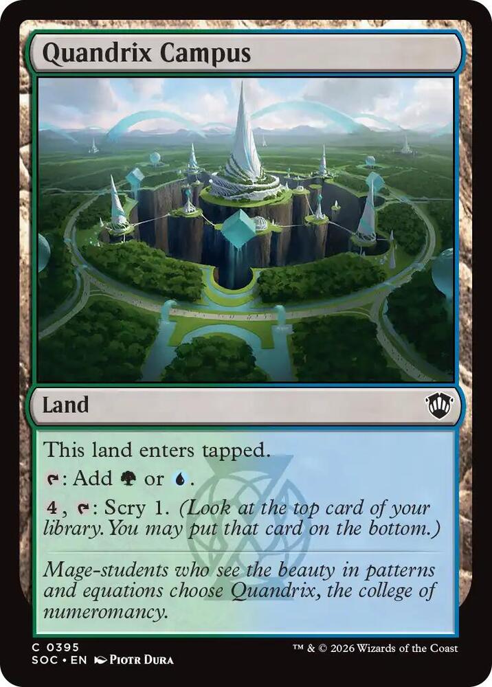 Quandrix Campus (395) [Secrets of Strixhaven Commander]