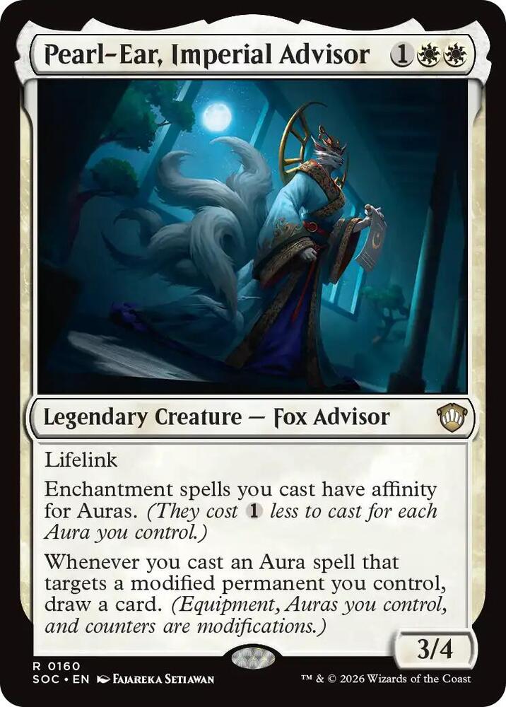 Pearl-Ear, Imperial Advisor (160) [Secrets of Strixhaven Commander]