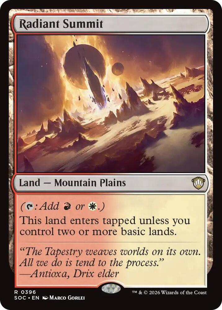 Radiant Summit (396) [Secrets of Strixhaven Commander]