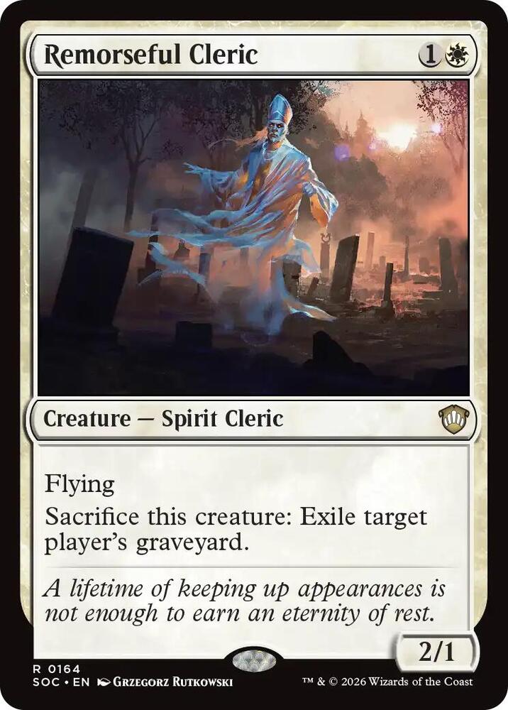 Remorseful Cleric (164) [Secrets of Strixhaven Commander]