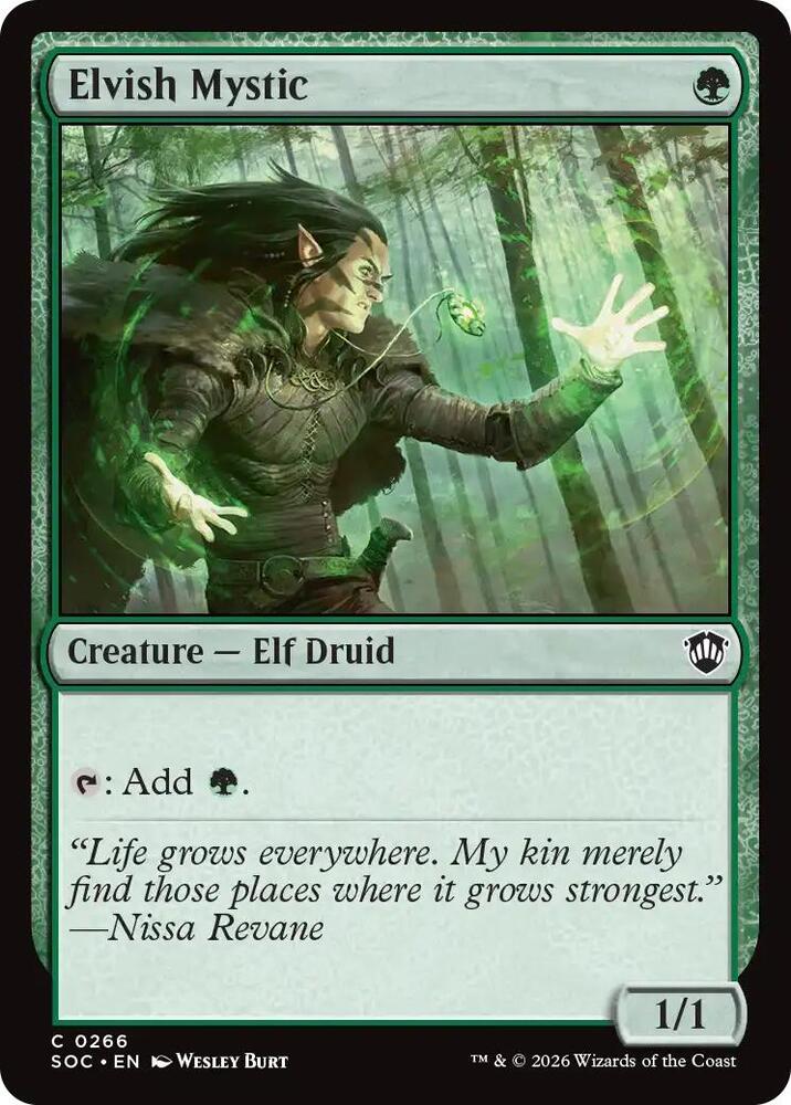 Elvish Mystic (266) [Secrets of Strixhaven Commander]
