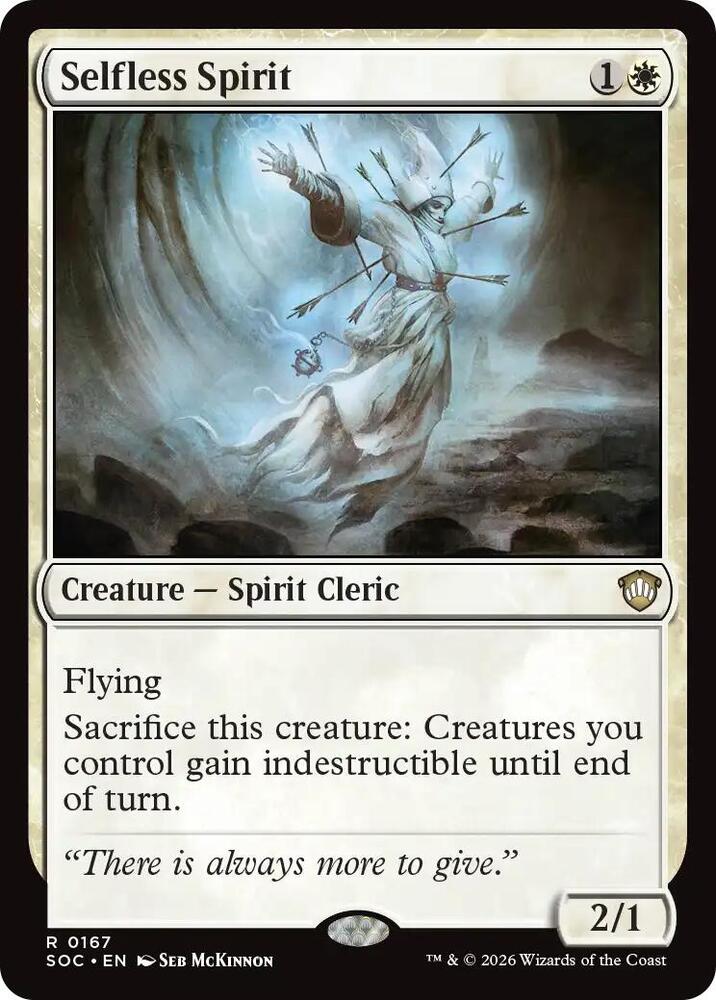Selfless Spirit (167) [Secrets of Strixhaven Commander]