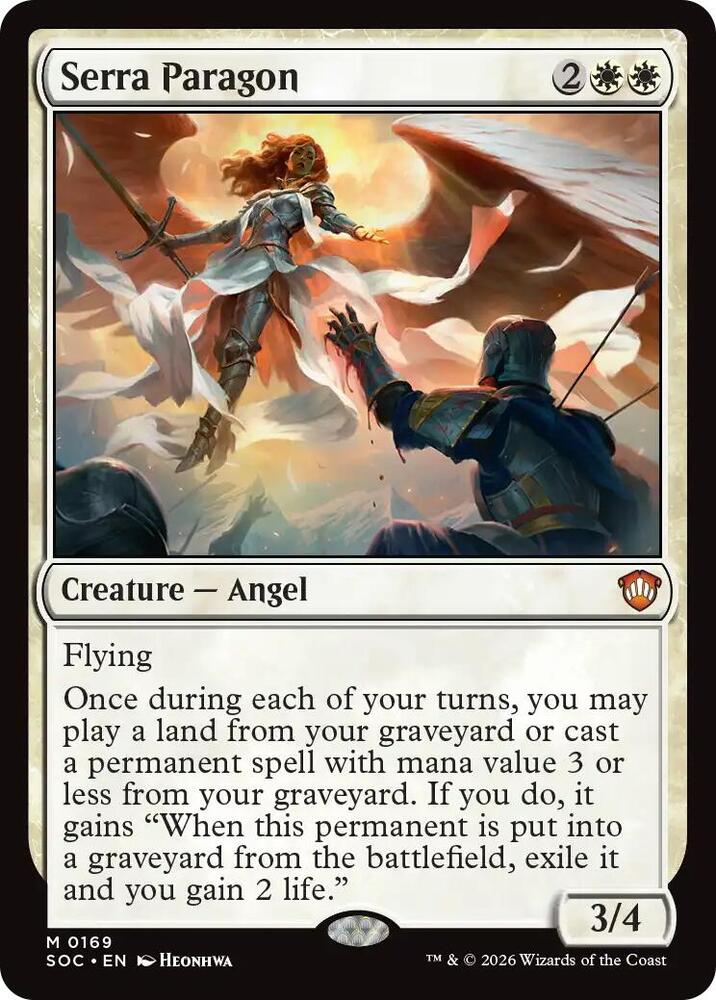 Serra Paragon (169) [Secrets of Strixhaven Commander]