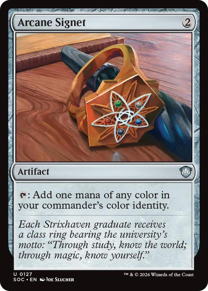 Arcane Signet (127) [Secrets of Strixhaven Commander]