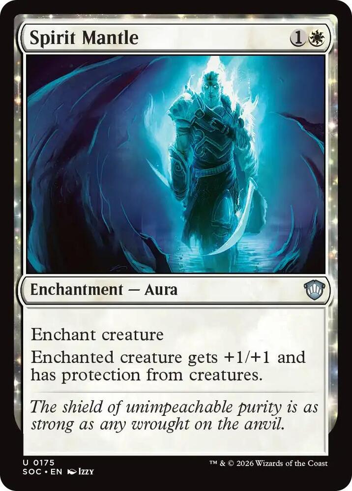 Spirit Mantle (175) [Secrets of Strixhaven Commander]