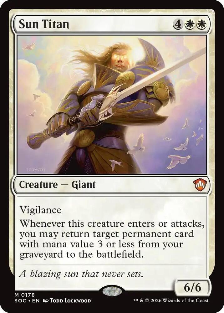 Sun Titan (178) [Secrets of Strixhaven Commander]