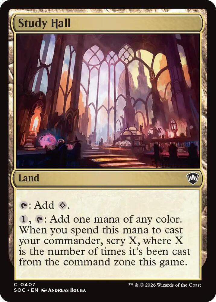 Study Hall (407) [Secrets of Strixhaven Commander]