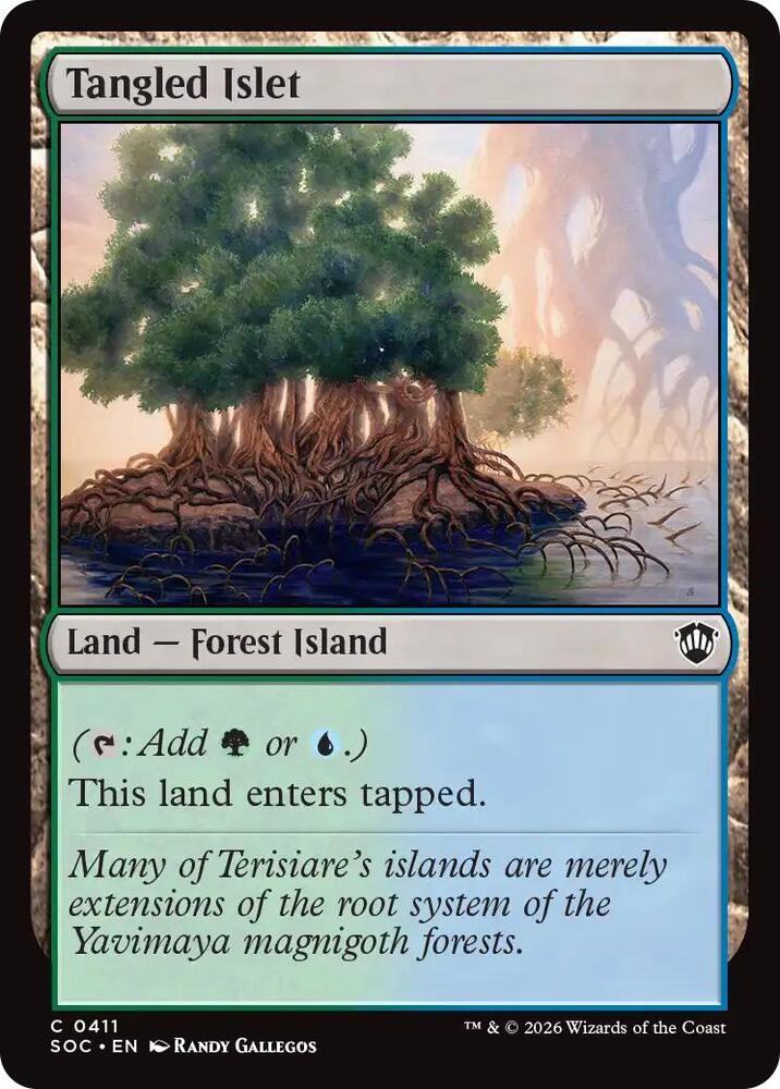 Tangled Islet (411) [Secrets of Strixhaven Commander]