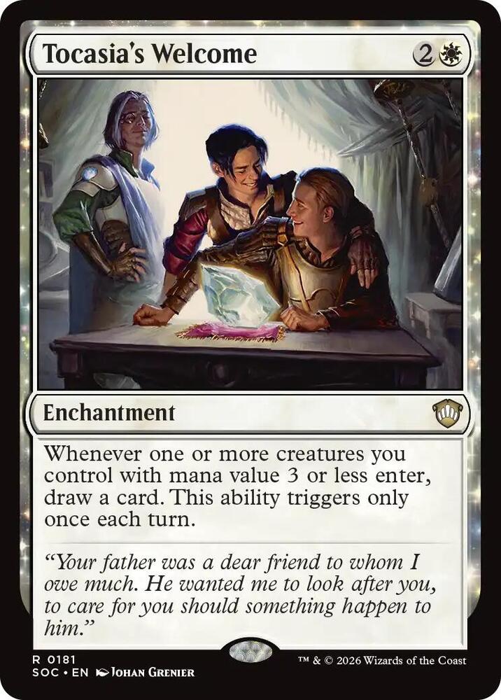 Tocasia's Welcome (181) [Secrets of Strixhaven Commander]