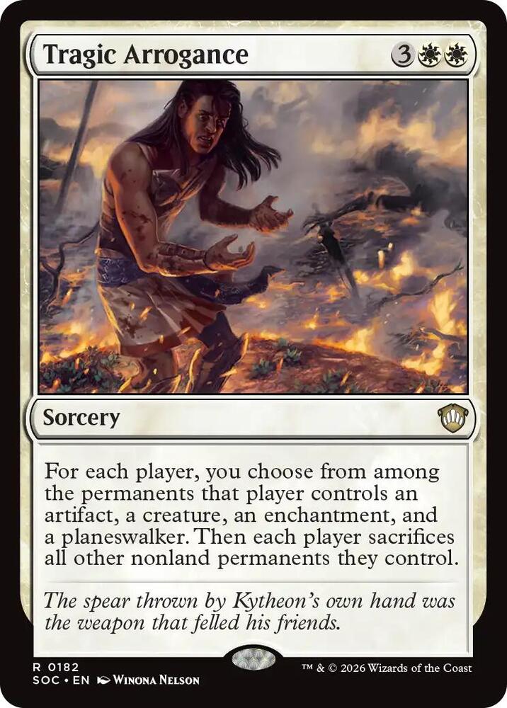 Tragic Arrogance (182) [Secrets of Strixhaven Commander]
