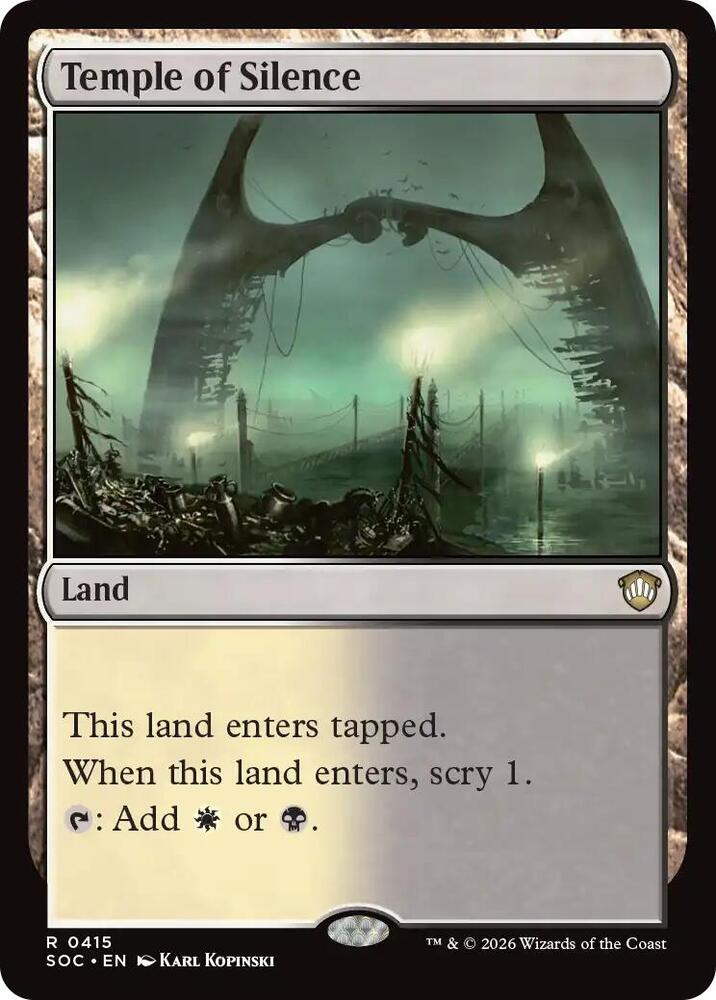 Temple of Silence (415) [Secrets of Strixhaven Commander]