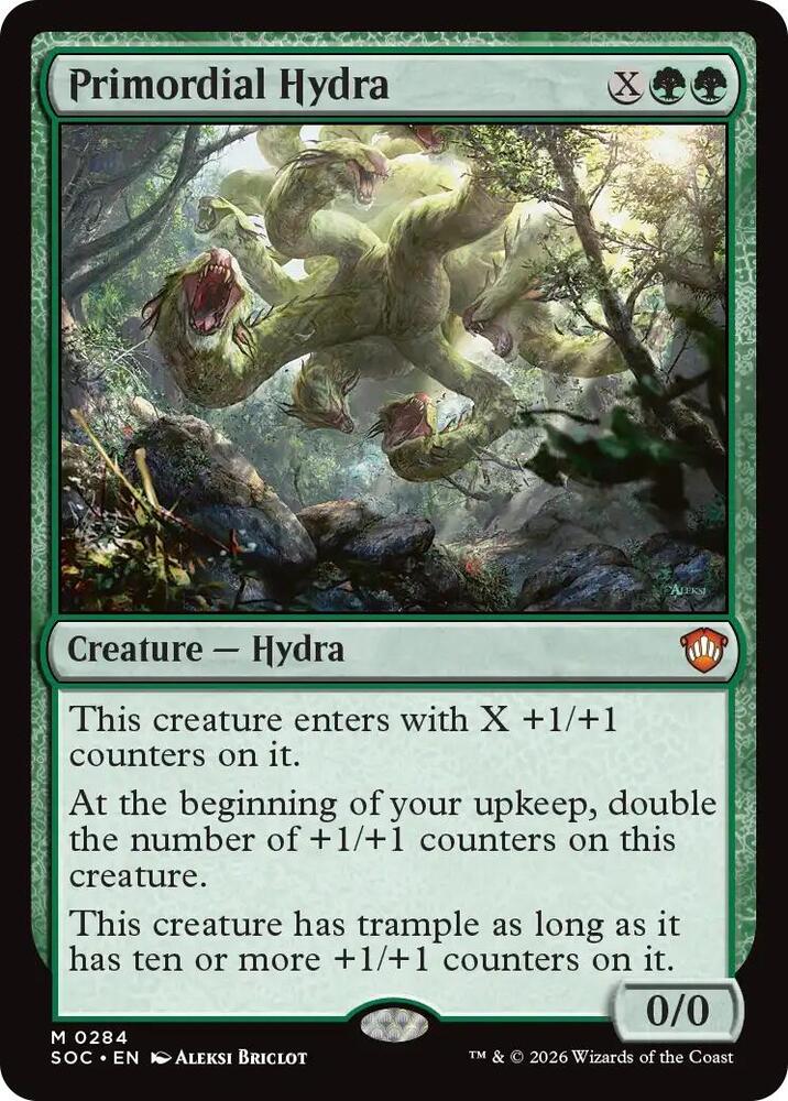 Primordial Hydra (284) [Secrets of Strixhaven Commander]