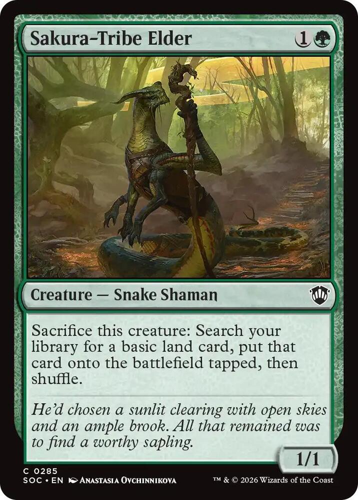 Sakura-Tribe Elder (285) [Secrets of Strixhaven Commander]