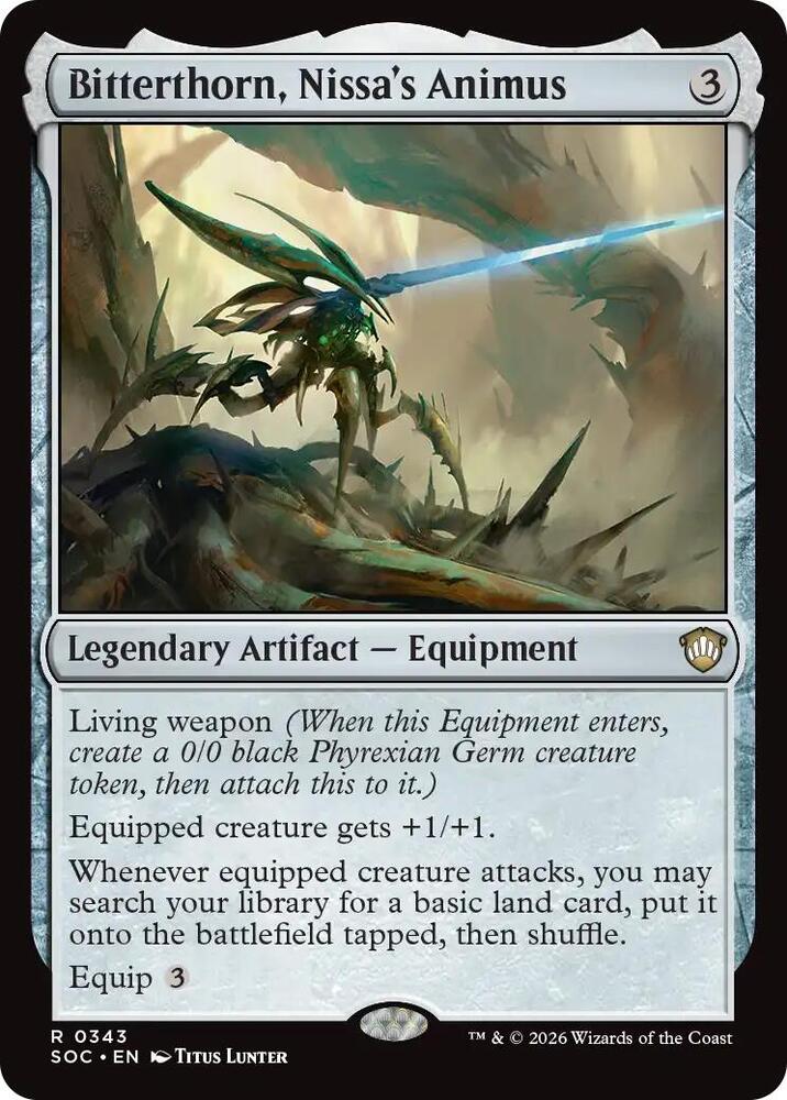 Bitterthorn, Nissa's Animus (343) [Secrets of Strixhaven Commander]