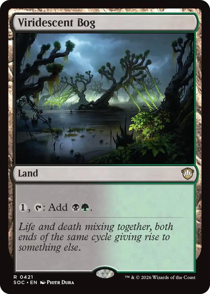 Viridescent Bog (421) [Secrets of Strixhaven Commander]