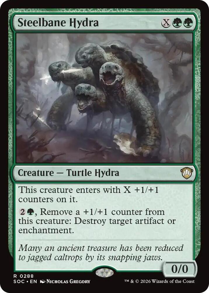 Steelbane Hydra (288) [Secrets of Strixhaven Commander]