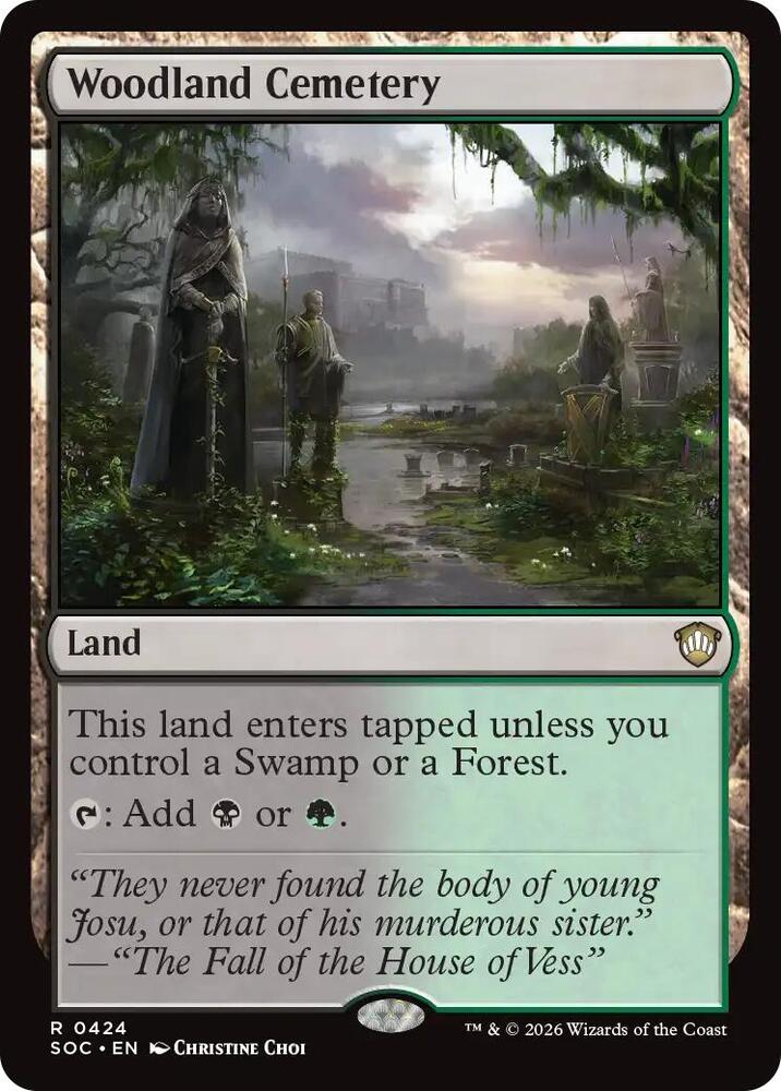 Woodland Cemetery (424) [Secrets of Strixhaven Commander]