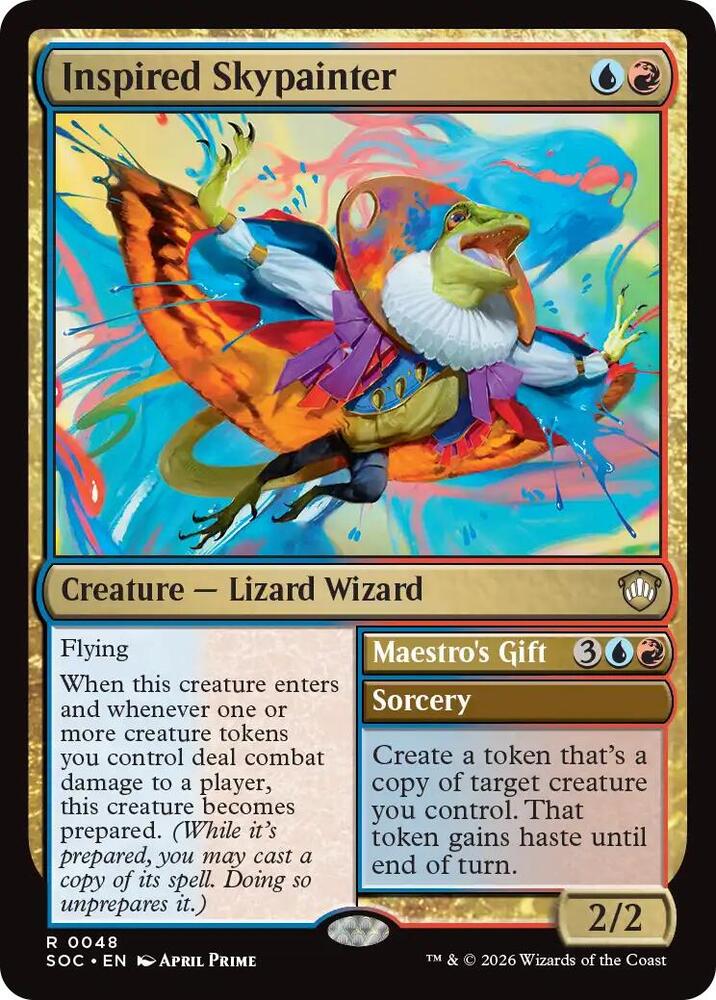 Inspired Skypainter (48) [Secrets of Strixhaven Commander]