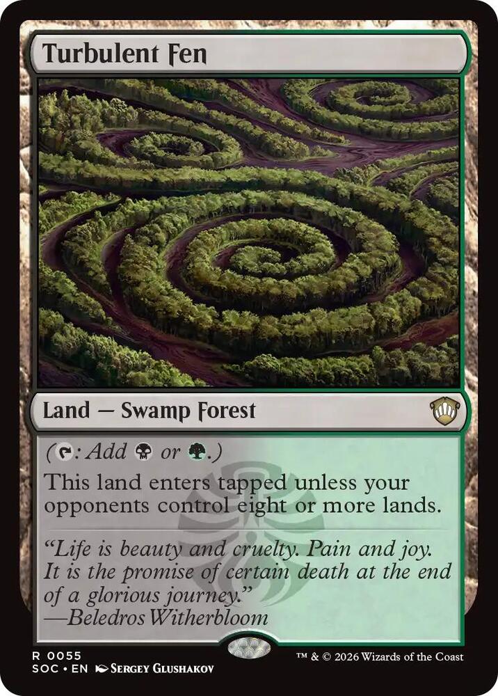Turbulent Fen (55) [Secrets of Strixhaven Commander]
