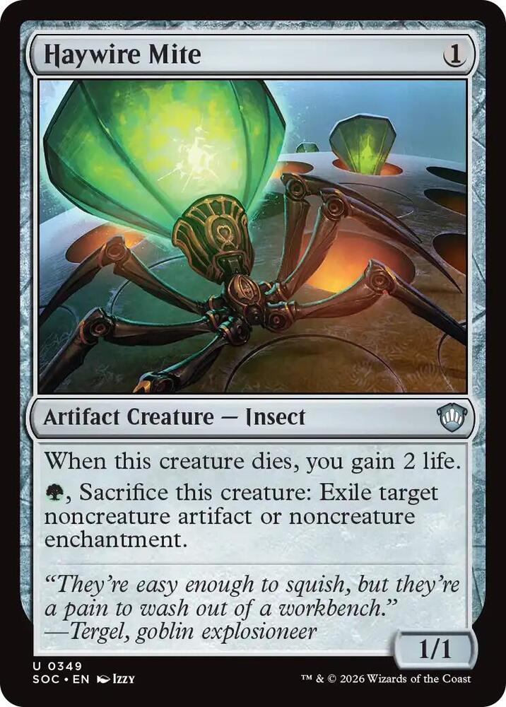 Haywire Mite (349) [Secrets of Strixhaven Commander]