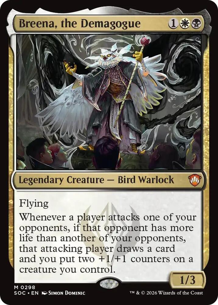 Breena, the Demagogue (298) [Secrets of Strixhaven Commander]