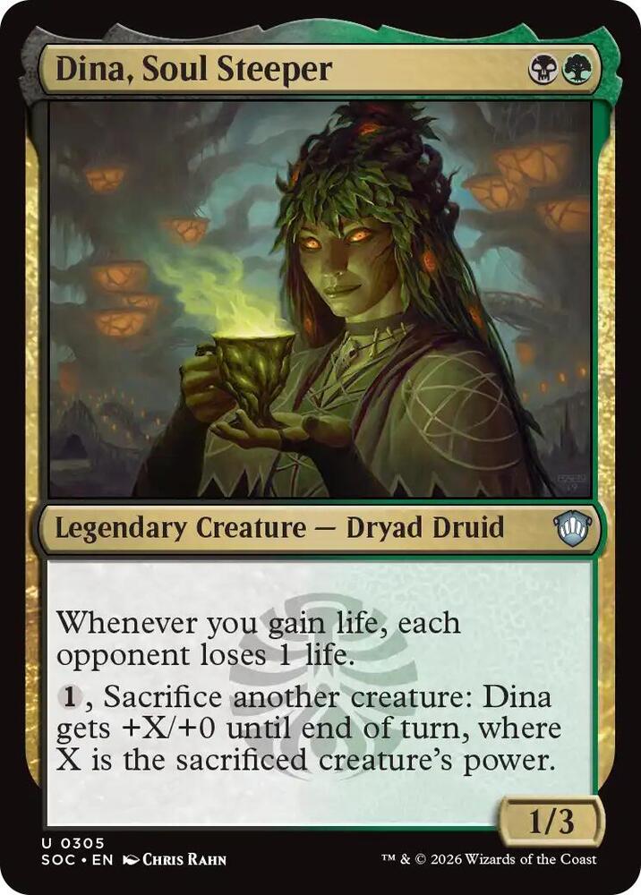 Dina, Soul Steeper (305) [Secrets of Strixhaven Commander]