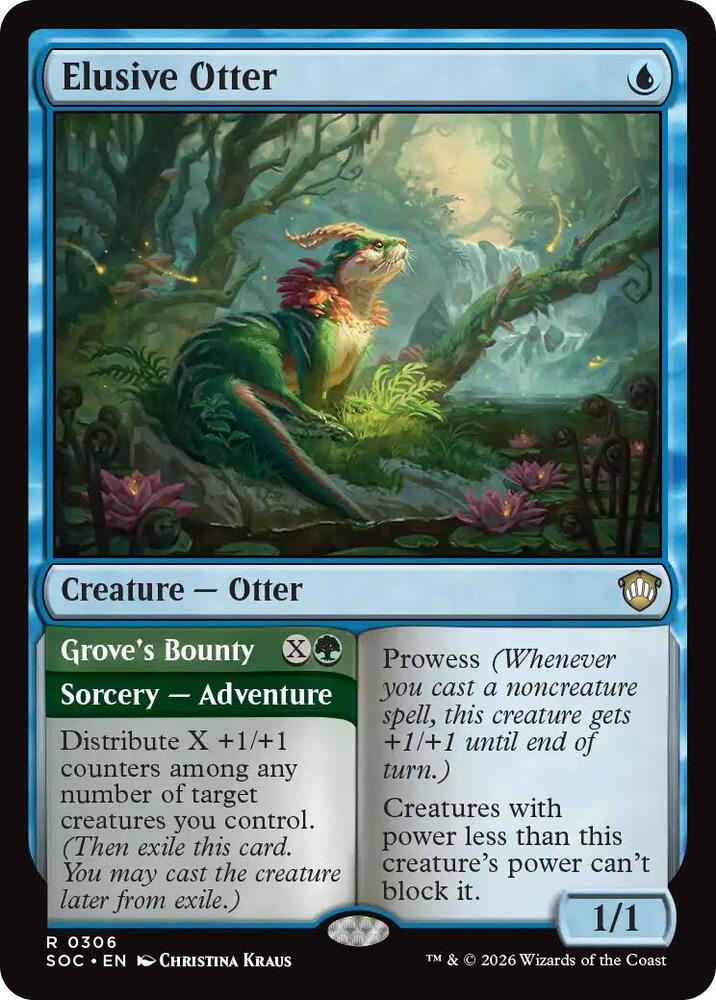 Elusive Otter (306) [Secrets of Strixhaven Commander]