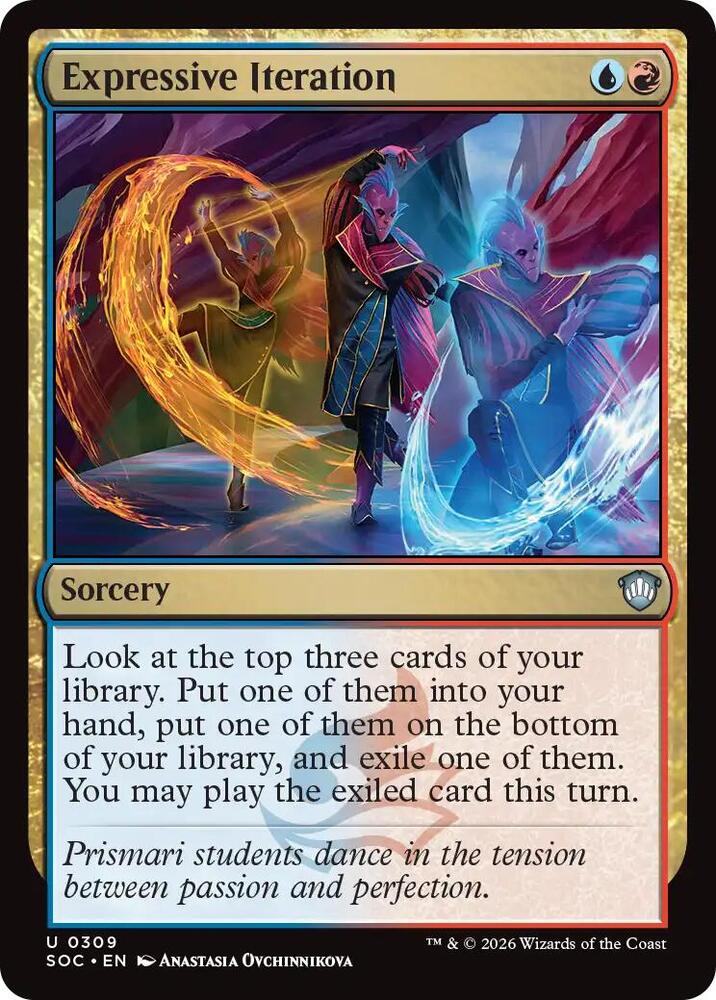 Expressive Iteration (309) [Secrets of Strixhaven Commander]