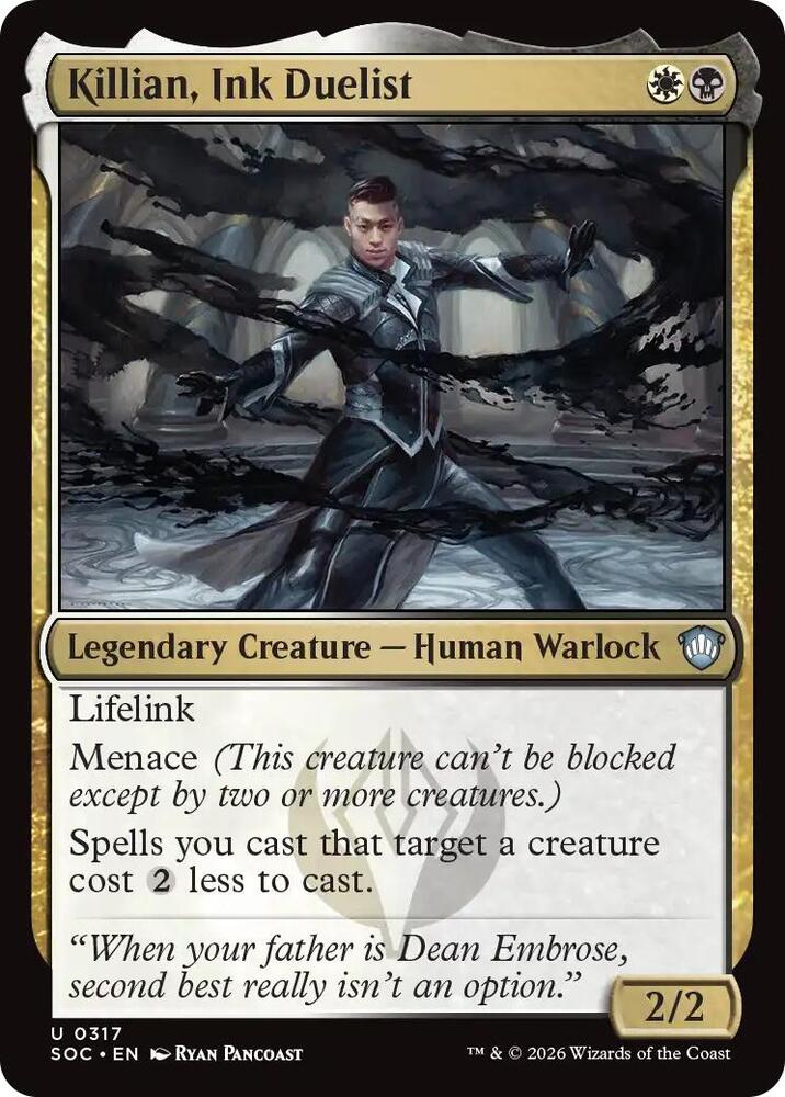 Killian, Ink Duelist (317) [Secrets of Strixhaven Commander]
