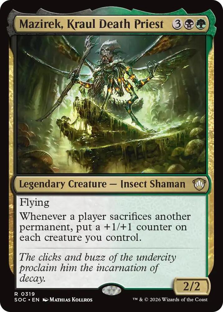 Mazirek, Kraul Death Priest (319) [Secrets of Strixhaven Commander]
