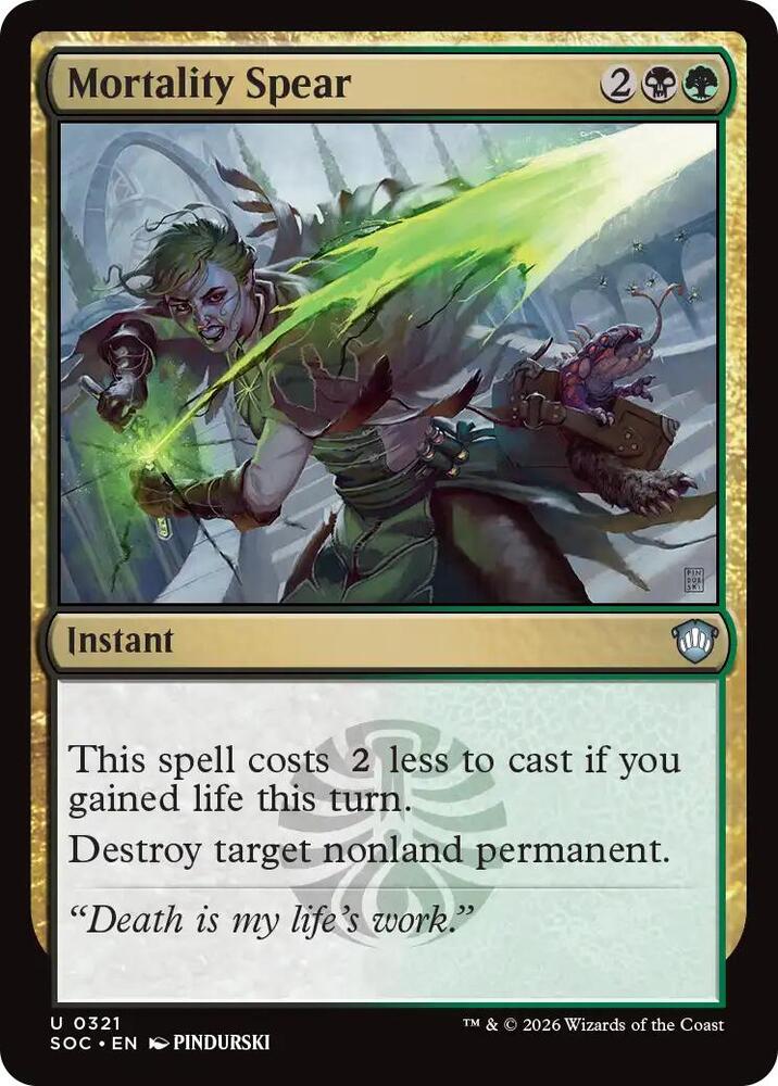 Mortality Spear (321) [Secrets of Strixhaven Commander]