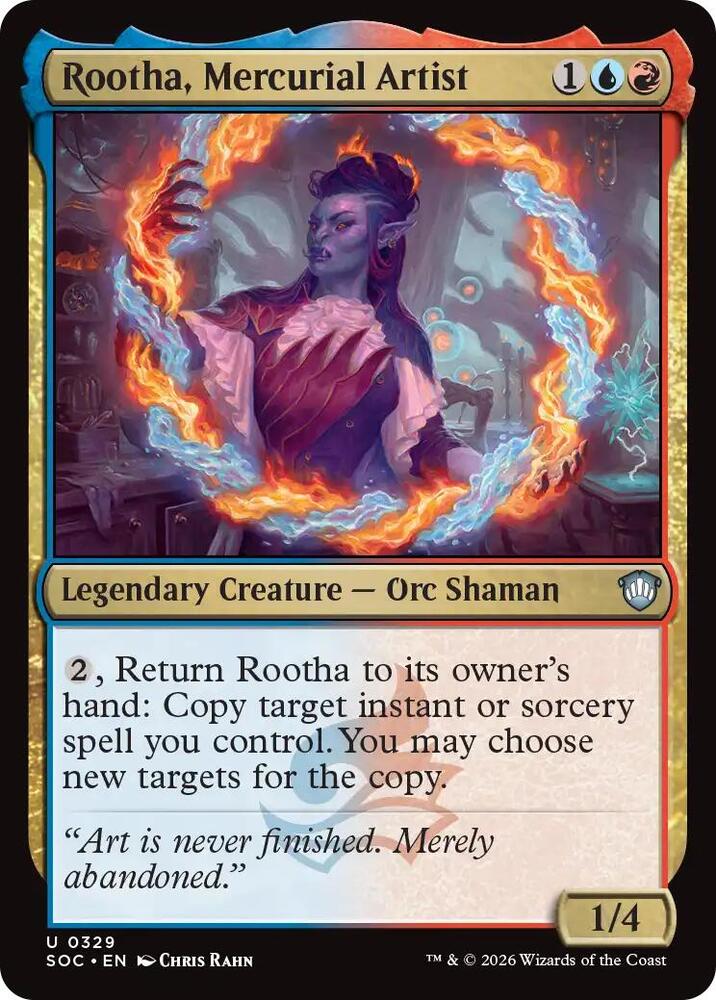 Rootha, Mercurial Artist (329) [Secrets of Strixhaven Commander]