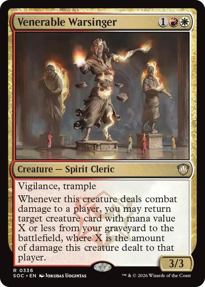 Venerable Warsinger (336) [Secrets of Strixhaven Commander]