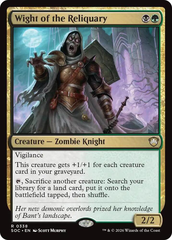 Wight of the Reliquary (338) [Secrets of Strixhaven Commander]